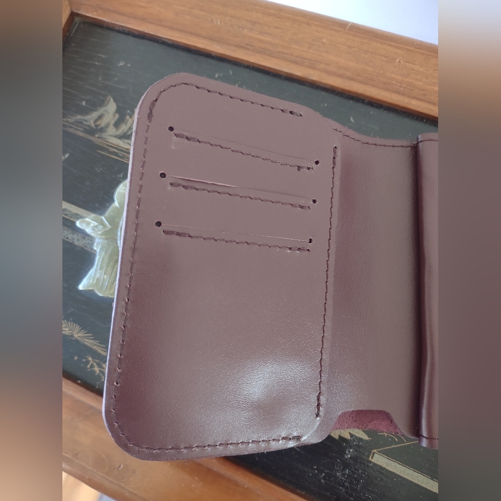 Leather Crossbody Shoulder Bag And Wallet - Picture 10 of 16